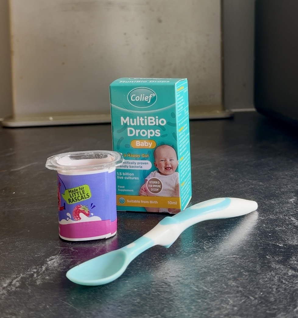 A Simple Addition to Our Baby Routine: Colief MultiBio Drops